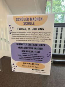 Schülerinnen und Schüler machen Schule